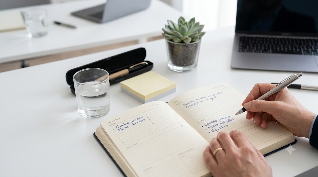 Pianificazione di obiettivi personali durante un percorso di life coaching