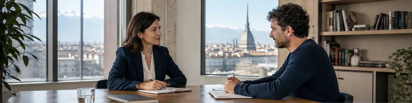 Incontro con un mental coach in Piemonte in uno studio professionale